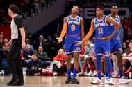 Knicks' RJ Barrett will miss at least one week with a sprained right ankle.